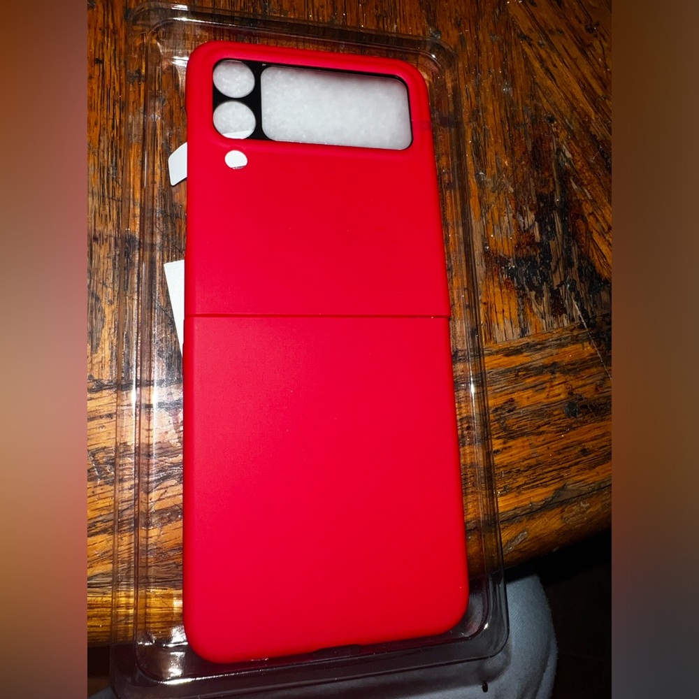 Z flip 4 red case